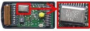 Handsender: BERNAL K2M 27.120 MHz mit 2 Tasten