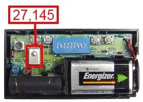Handsender: CHAMBERLAIN 754E mit 4 Tasten