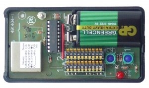 Handsender: ANSONIC SF 433-2E 434.075 MHz gruppe C mit 2 Tasten