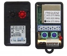Handsender: ANSONIC SF 433-2 mini 434.075 MHz gruppe C mit 2 Tasten