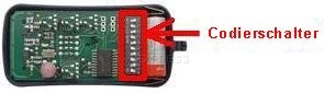 Handsender: ALLMATIC ARMY1 mit 1 Tasten