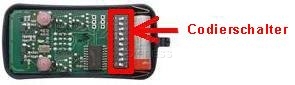 Handsender: ALLMATIC ARMY2 mit 2 Tasten