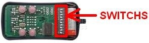 Handsender: ALLMATIC ARMY4 mit 4 Tasten