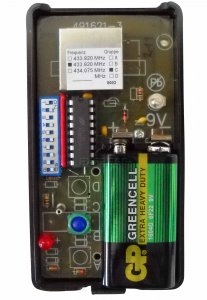 Handsender: ANSONIC SF 433-1 gruppe C 433.92MHz mit 1 Tasten