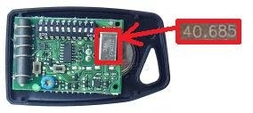 Handsender: BELFOX DHS 40-1 mit 1 Tasten