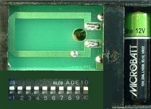 Handsender: CARDIN S300 mit 1 Tasten