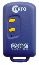 Handsender: ROMA Certo 40 MHz 2K mit 2 Tasten