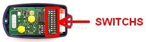 Handsender: DEA 433-2 mit 2 Tasten