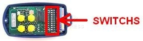 Handsender: DEA 433-4 mit 4 Tasten
