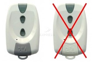 Handsender: DEA MIO TR2 mit 2 Tasten