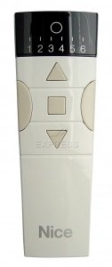 Handsender: NICE ERGO 6 mit 5 Tasten