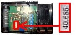 Handsender: ALLTRONIK S435B  40.685 MHz mit 1 Tasten