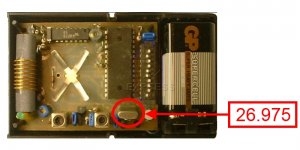 Handsender: H�RMANN DH04 26.975 MHz mit 4 Tasten
