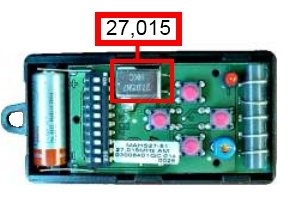 Handsender: DICKERT MAHS27-04 mit 4 Tasten