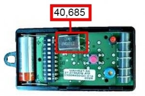 Handsender: DICKERT MAHS40-01 mit 1 Tasten