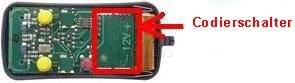 Handsender: ALLMATIC PASS-2 mit 2 Tasten