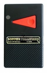 Handsender: SOMMER 40.685 MHz 1K  old mit 1 Tasten