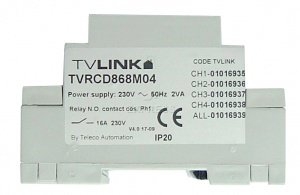 Handsender: TELECO Recept RCD-868-M04