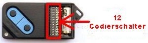 Handsender: FAAC 868DS-2 mit 2 Tasten