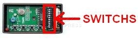 Handsender: BFT TX4F mit 4 Tasten