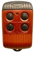 Handsender: ALLMATIC BRO4WN red mit 4 Tasten