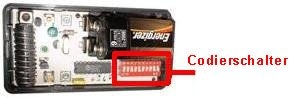 Handsender: ALLTRONIK S406-1 27.015 MHz mit 1 Tasten