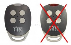 Handsender: DITEC GOL4 mit 4 Tasten