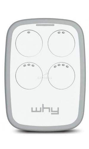 Why evo 20.0 WHITE GREY Garagentor Handsender 4 Tasten multiple - Handsender Express
