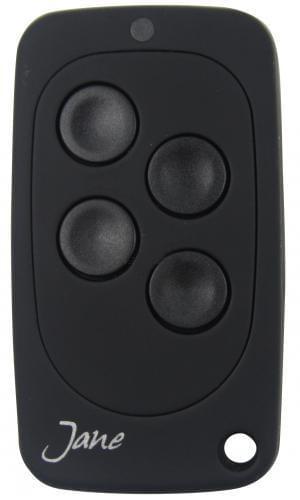 Jane ALL BLACK Garagentor Handsender 4 Tasten 433.92 MHz - Handsender Express